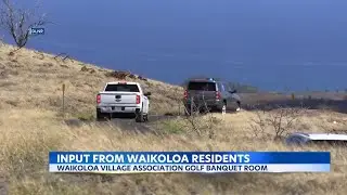 Waikoloa Village evacuation plan meeting addresses safety concerns