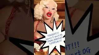 OG Drag Makeup Tutorial TONIGHT Against My Better Judgement!! 😂 Exactly How I Did It In '93 YIKES!!!