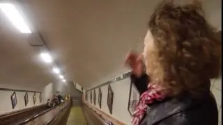 Rolltreppe Velotunnel Antwerpen