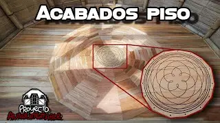 Piso -acabados- domo en bambú sin conectores-
