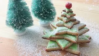 Stacked Christmas Tree Cookie | Christmas Tree Cookies | How to Make Christmas Tree Stacked Cookies