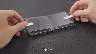 💛Samsung Galaxy Z Flip 3/4/5 💛Процедура установки гибкой защитной пленки TPU с наклейкой