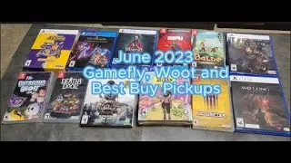 June 2023 Gamefly, Woot and Best Buy Pickups #nintendoswitch #ps4 #ps5