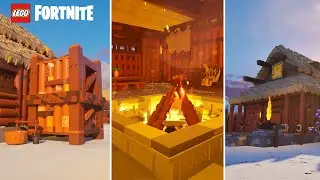Tutorial: 5 VIKING BUILD IDEAS you need to know for your Village in Lego Fortnite!