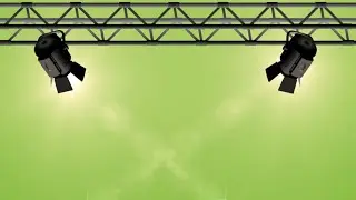 Stage Lights Effects Green Screen