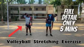 Volleyball Stretching Exercise || Full Details || @AB VOLLEYBΔLL