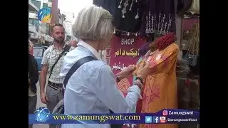 International tourist visit swat valley Mingora