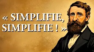 Thoreau : Comment nous sabotons notre propre vie en négligeant la simplicité