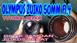 Mari Belajar Cleaning Sendiri OLYMPUS OM-SYSTEM ZUIKO AUTO-S 50MM F1.4 @gugunmanualchannel1253