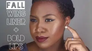 ∆ Fall | Wing Liner & Bold Lips