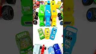 Disney Pixar cars. Strip 'The King' Weathers, Cruz Ramirez & Chick Hicks | Lightning McQueen