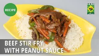 Beef Stir Fry With Peanut Sauce Recipe  | Dawat | Abida Baloch | Fusion Food