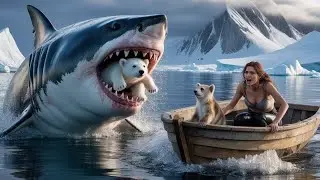 Kind Hearted Woman Saves a Poor Polar Bear Cub from a Giant Shark 🐻&zwj;❄🦈 | Top Rescue Videos
