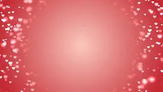 #4k  #loop  Red #abstract  video Corner #frame  #border copy space  #hearts   Happy #valentinesday
