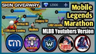 #515# MLBB Marathon Challenge | WHO WILL WIN? ft. SirJhaz ML, WalNutz, Chupsy TV and LODZ chrollo