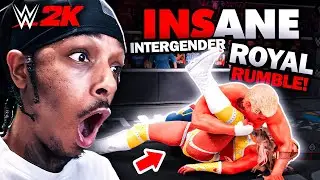 WWE 2K25 Features INSANE Intergender Royal Rumble Gameplay