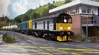 Double headed Class 20’s on Nuclear flask duties 