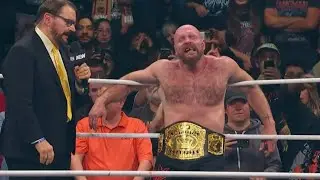 Jon moxley creates history he won aew contenental title world title PPV highlights match vs okada