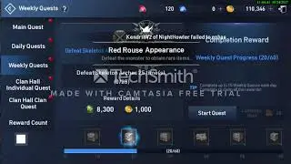 Lineage 2 Revolution - WeeklyQuest script done with AnkuLua