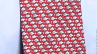 Vineyard Vines Fish Geo Printed Tie  SKU : # 8080066