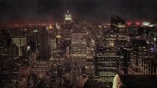 Heavy Rain in New York City at Night 🌧️ 8 Hours | Relaxing Rain Sounds for Sleep, Study & Relax