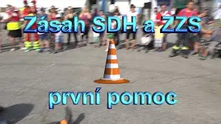 Zásah SDH a ZZS Vlašim