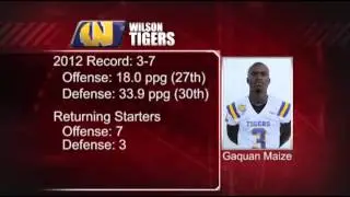 Wilson Tigers 2013 Preview