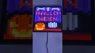 Pixoo 64 for Divoom #part1 #starfox89 #shorts #halloween #pixel #vk #divoom #toys #art