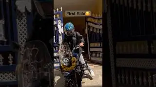 First Ride of my dream#royalenfield #dreambike