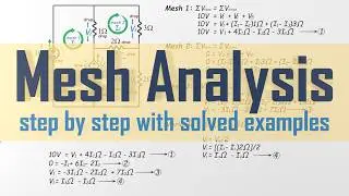 Mesh Analysis Made Easy &ndash; Step by Step Solved Problems