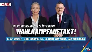 Live aus Idar-Oberstein: Wahlkampferöffnung der AfD Rheinland-Pfalz! - Alice Weidel