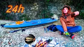 Survivre dans la Nature gr&acirc;ce &agrave; la P&ecirc;che: 24h seul sur ce Spot incroyable !