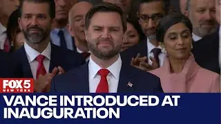 Vice President-elect JD Vance introduced at inauguration