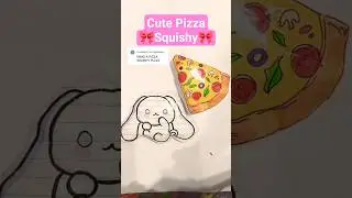 Pizza Squishy 🍕#shorts #art #craft #drawing #diy #youtubeshorts #cute #love #handmade #paper #fyp