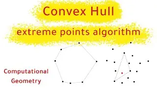 Convex Hull - Extreme Points Algorithm | computational geometry بالعربى