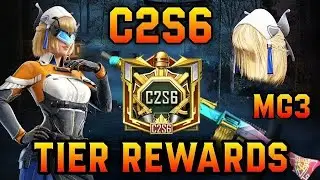 C2S6 TIER REWARDS | FREE MG3 SKIN | C2S6 GOLD TIER OUTFIT | CYCLE 2 SEASON 6 | ROYALPASS M11, M12💫.
