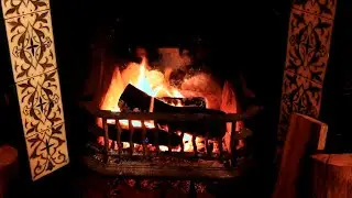Fireplace Sounds for Sleeping 🔥 100-Year-Old Victorian Cast Iron & Tile Fireplace | 8H No Music (4K)
