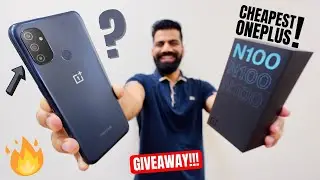 The Cheapest OnePlus Phone Ever!!! OnePlus Nord N100 Unboxing & First Look | GIVEAWAY🔥🔥🔥
