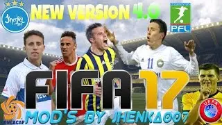 FTS15: FIFA 17 By Jhenka007 v4.0 Uzbek League, America and Europe
