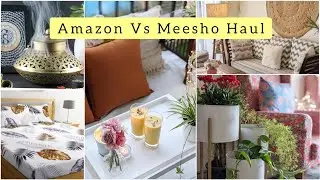 *Must Watch* Amazon Vs Meesho Home Decor Haul | Affordable Home Decoration Items | Latest Collection