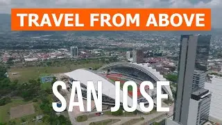 San Jose from drone | 4k video | Costa Rica, San Jose from above