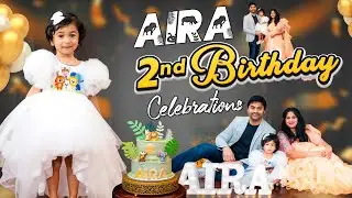 Welcome Two Aira's Safari |Animal Dress , Jungle theme , 2nd Birthday vlog, Family outfits |Koilamma
