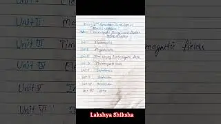 Bsc 3rd semester physics syllabus 2025 | bsc 2nd year 3rd semester physics syllabus | #bscphysics