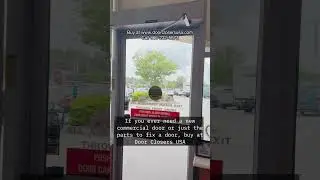 This NEW Commercial Door Will Change Your Business! #shorts #construction #realestate #doors
