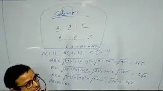 Concept of collinear and section formula for class 10th .