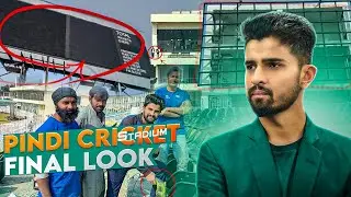 Pindi Cricket Stadium latest update | Folding chairs & grass work full details for Champions Trophy