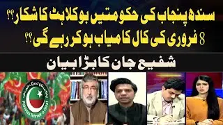 Are the Sindh and Punjab governments in panic??Will the February 8 call be successful?? Shafi Jan