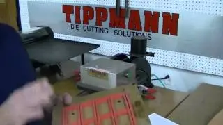 Tippmann Clicker die cutter machine.  Tippmann industrial cutting press