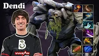 Dendi - Tiny Safelane | Dota 2 7.30e Gameplay