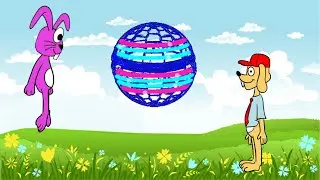 At The Park Tossing My Flying Ball Toy With A Friend